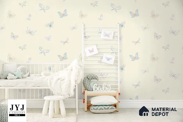 7951-2 | 5 Meter x 42 Inches Patterned Look Wallpaper - 57.41 Sq. Ft. | Minimum 15% wastage during installation