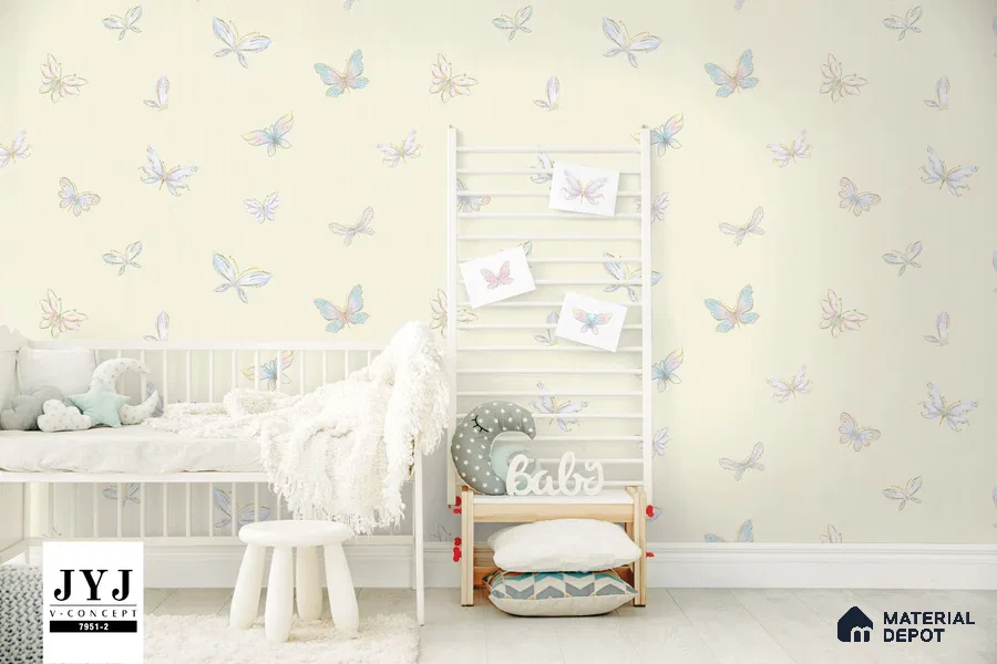 7951-2 | 5 Meter x 42 Inches Patterned Look Wallpaper - 57.41 Sq. Ft. | Minimum 15% wastage during installation