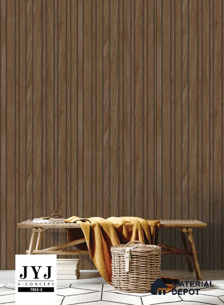 7953-1 | 5 Meter x 42 Inches Wood Look Wallpaper - 57.41 Sq. Ft. | Minimum 15% wastage during installation