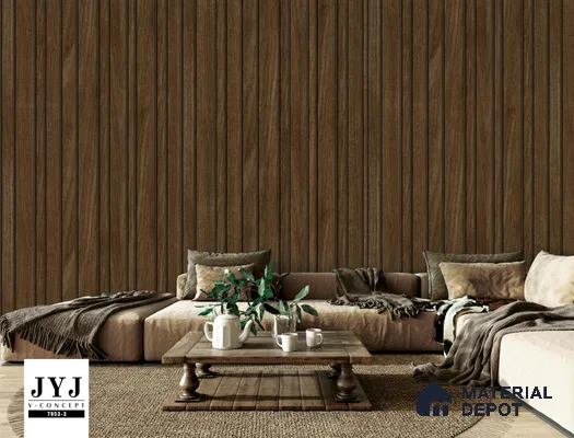 7953-3 | 5 Meter x 42 Inches Wood Look Wallpaper - 57.41 Sq. Ft. | Minimum 15% wastage during installation