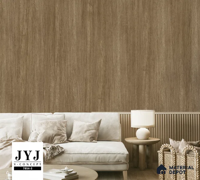 7954-3 | 5 Meter x 42 Inches Wood Look Wallpaper - 57.41 Sq. Ft. | Minimum 15% wastage during installation