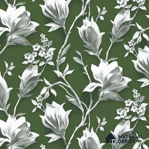 8001 | 10 Meter x 21 Inches Florals Look Wallpaper - 57.37 Sq. Ft. | Minimum 15% wastage during installation