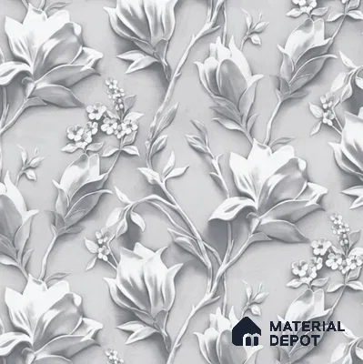8002 | 10 Meter x 21 Inches Florals Look Wallpaper - 57.37 Sq. Ft. | Minimum 15% wastage during installation