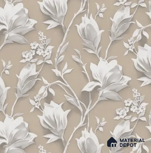 8003 | 10 Meter x 21 Inches Florals Look Wallpaper - 57.37 Sq. Ft. | Minimum 15% wastage during installation