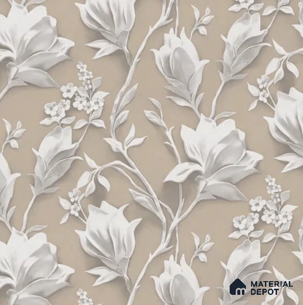 8003 | 10 Meter x 21 Inches Florals Look Wallpaper - 57.37 Sq. Ft. | Minimum 15% wastage during installation
