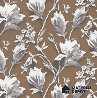 8004 | 10 Meter x 21 Inches Florals Look Wallpaper - 57.37 Sq. Ft. | Minimum 15% wastage during installation