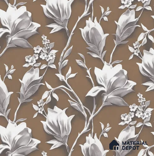 8004 | 10 Meter x 21 Inches Florals Look Wallpaper - 57.37 Sq. Ft. | Minimum 15% wastage during installation