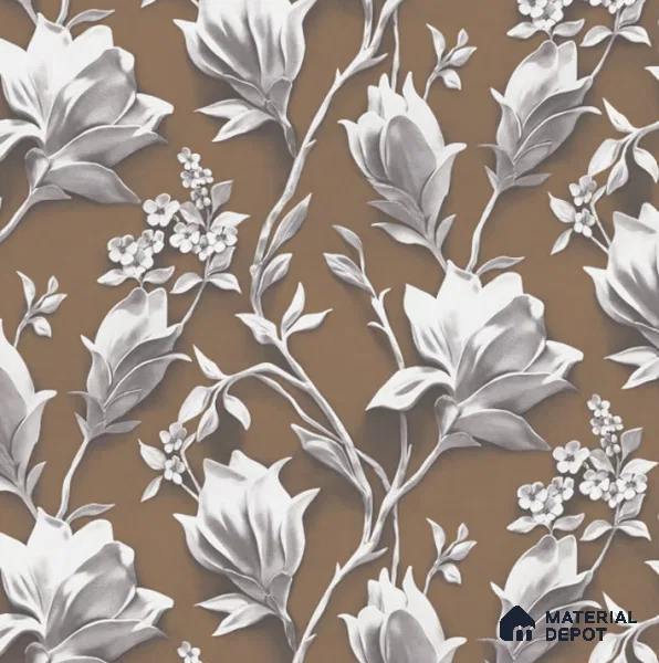 8004 | 10 Meter x 21 Inches Florals Look Wallpaper - 57.37 Sq. Ft. | Minimum 15% wastage during installation