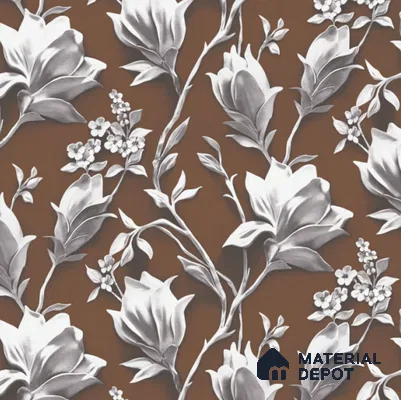 8005 | 10 Meter x 21 Inches Florals Look Wallpaper - 57.37 Sq. Ft. | Minimum 15% wastage during installation