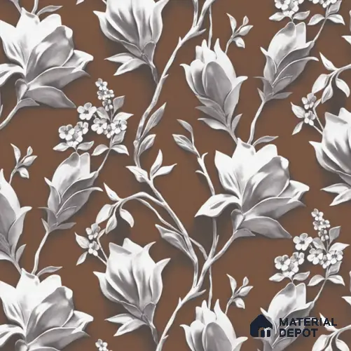 8005 | 10 Meter x 21 Inches Florals Look Wallpaper - 57.37 Sq. Ft. | Minimum 15% wastage during installation