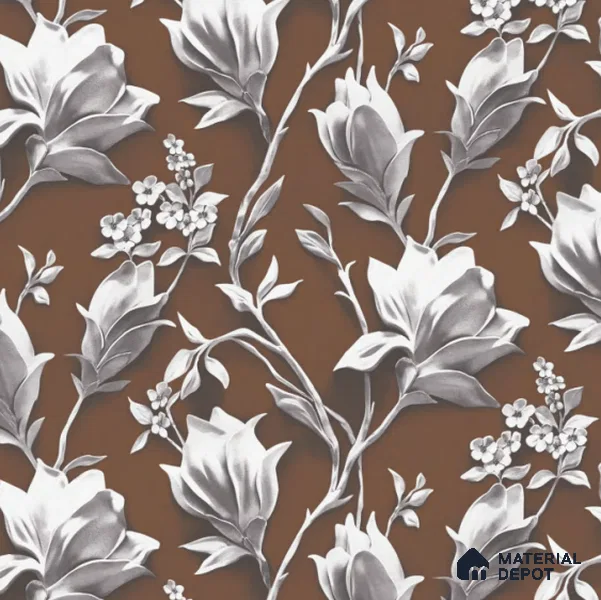 8005 | 10 Meter x 21 Inches Florals Look Wallpaper - 57.37 Sq. Ft. | Minimum 15% wastage during installation