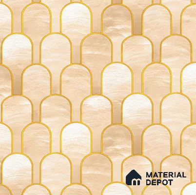8008 | 10 Meter x 21 Inches Patterned Look Wallpaper - 57.37 Sq. Ft. | Minimum 15% wastage during installation