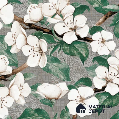 8014 | 10 Meter x 21 Inches Florals Look Wallpaper - 57.37 Sq. Ft. | Minimum 15% wastage during installation