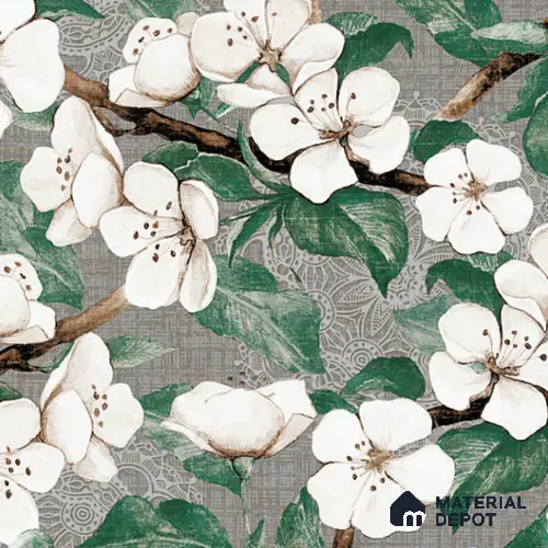 8014 | 10 Meter x 21 Inches Florals Look Wallpaper - 57.37 Sq. Ft. | Minimum 15% wastage during installation