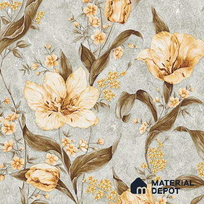 8023 | 10 Meter x 21 Inches Florals Look Wallpaper - 57.37 Sq. Ft. | Minimum 15% wastage during installation