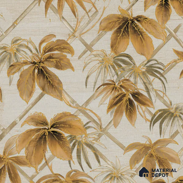 8032 | 10 Meter x 21 Inches Florals Look Wallpaper - 57.37 Sq. Ft. | Minimum 15% wastage during installation