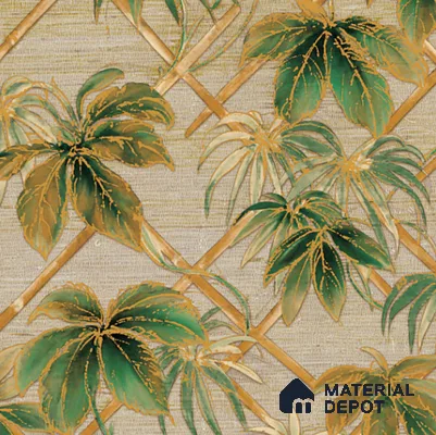 8033 | 10 Meter x 21 Inches Florals Look Wallpaper - 57.37 Sq. Ft. | Minimum 15% wastage during installation