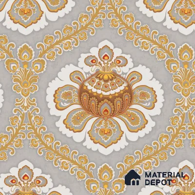 8040 | 10 Meter x 21 Inches Patterned Look Wallpaper - 57.37 Sq. Ft. | Minimum 15% wastage during installation