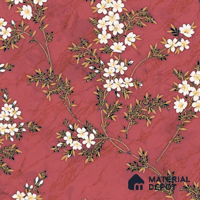8045 | 10 Meter x 21 Inches Florals Look Wallpaper - 57.37 Sq. Ft. | Minimum 15% wastage during installation