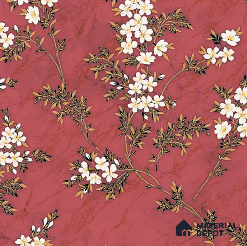 8045 | 10 Meter x 21 Inches Florals Look Wallpaper - 57.37 Sq. Ft. | Minimum 15% wastage during installation