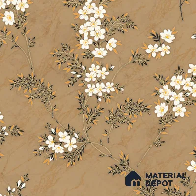 8049 | 10 Meter x 21 Inches Florals Look Wallpaper - 57.37 Sq. Ft. | Minimum 15% wastage during installation