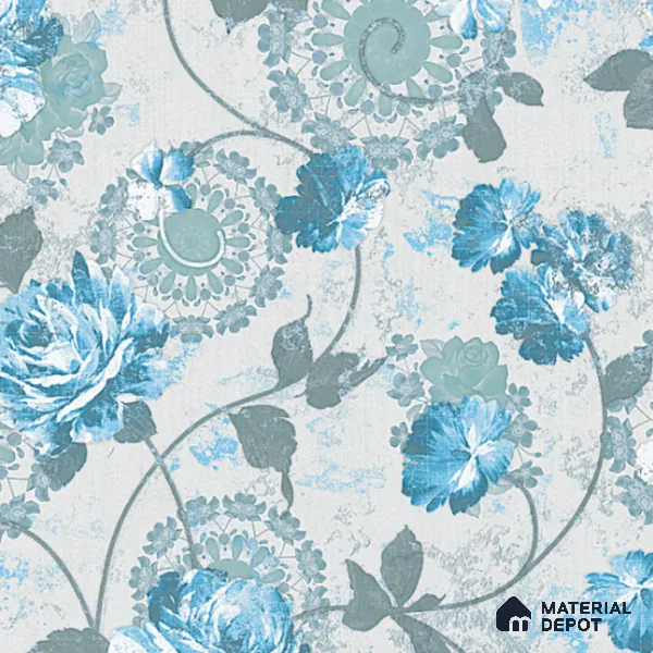 8061 | 10 Meter x 21 Inches Florals Look Wallpaper - 57.37 Sq. Ft. | Minimum 15% wastage during installation