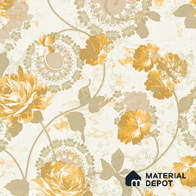 8062 | 10 Meter x 21 Inches Florals Look Wallpaper - 57.37 Sq. Ft. | Minimum 15% wastage during installation