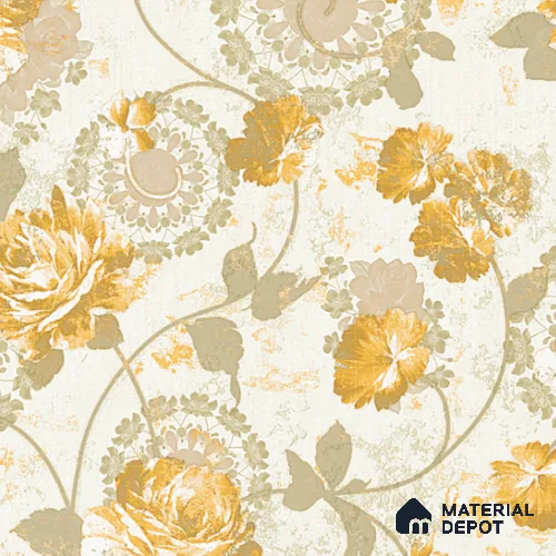 8062 | 10 Meter x 21 Inches Florals Look Wallpaper - 57.37 Sq. Ft. | Minimum 15% wastage during installation