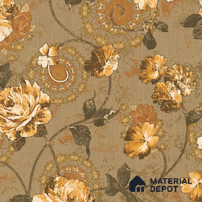 8064 | 10 Meter x 21 Inches Florals Look Wallpaper - 57.37 Sq. Ft. | Minimum 15% wastage during installation