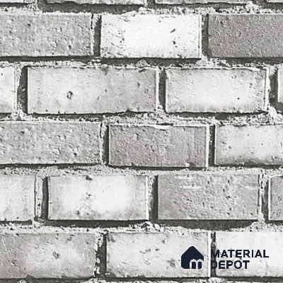 8065 | 10 Meter x 21 Inches Brick Look Wallpaper - 57.37 Sq. Ft. | Minimum 15% wastage during installation