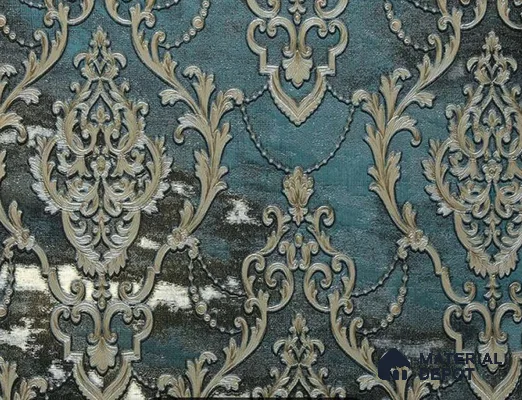 88001 | 5 Meter x 42 Inches Damask Look Wallpaper - 57.41 Sq. Ft. | Minimum 15% wastage during installation