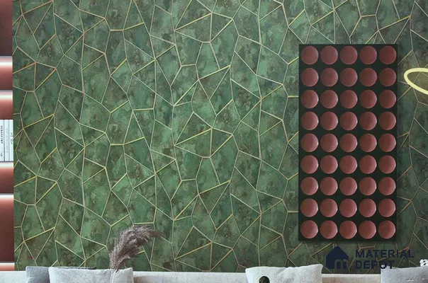 88306 | 5 Meter x 42 Inches Geometric Look Wallpaper - 57.41 Sq. Ft. | Minimum 15% wastage during installation