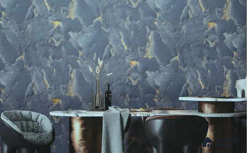 88501 | 5 Meter x 42 Inches Marble Look Wallpaper - 57.41 Sq. Ft. | Minimum 10% wastage during installation