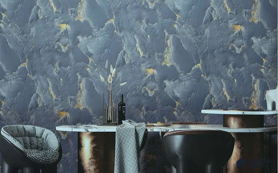 88501 | 5 Meter x 42 Inches Marble Look Wallpaper - 57.41 Sq. Ft. | Minimum 10% wastage during installation