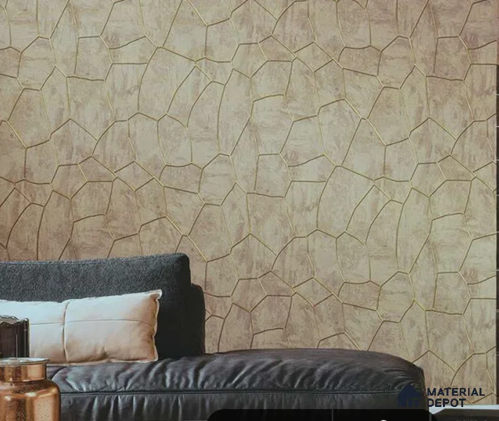 88604 | 5 Meter x 42 Inches Patterned Look Wallpaper - 57.41 Sq. Ft. | Minimum 15% wastage during installation