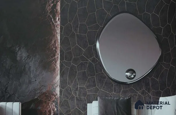 88605 | 5 Meter x 42 Inches Patterned Look Wallpaper - 57.41 Sq. Ft. | Minimum 15% wastage during installation