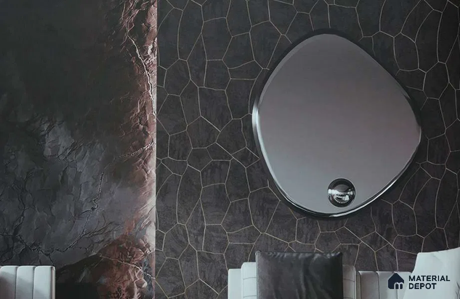 88605 | 5 Meter x 42 Inches Patterned Look Wallpaper - 57.41 Sq. Ft. | Minimum 15% wastage during installation
