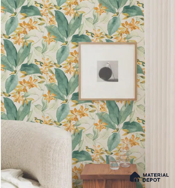 88620-1 | 5 Meter x 42 Inches Florals Look Wallpaper - 57.41 Sq. Ft. | Minimum 15% wastage during installation