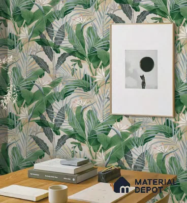 88624-1 | 5 Meter x 42 Inches Florals Look Wallpaper - 57.41 Sq. Ft. | Minimum 15% wastage during installation
