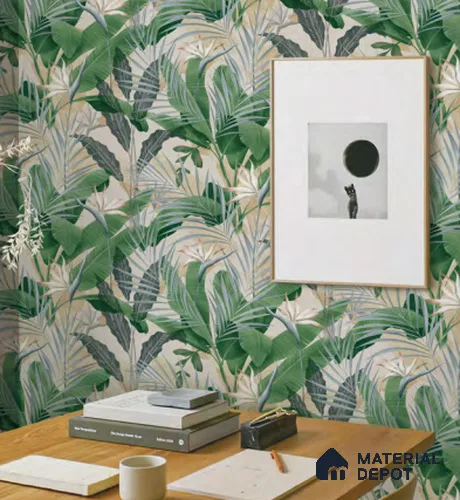88624-1 | 5 Meter x 42 Inches Florals Look Wallpaper - 57.41 Sq. Ft. | Minimum 15% wastage during installation
