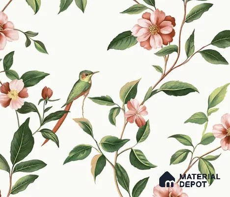 88655-1 | 4 Meter x 42 Inches Florals Look Wallpaper - 45.93 Sq. Ft.