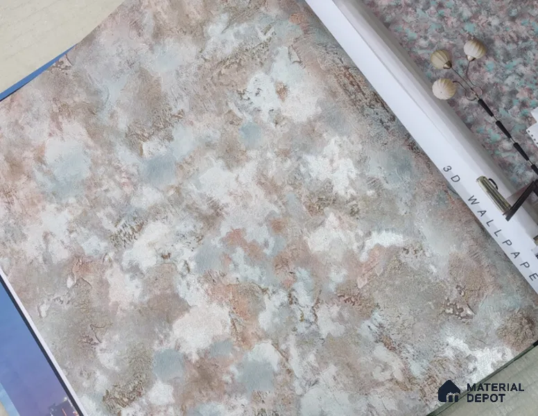 888003 | 10 Meter x 21 Inches Texture Look Wallpaper - 57.05 Sq. Ft. | Minimum 15% wastage during installation
