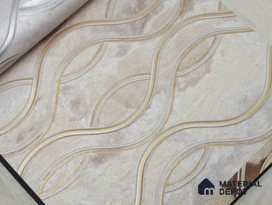 888019 | 10 Meter x 21 Inches Patterned Look Wallpaper - 57.05 Sq. Ft. | Minimum 15% wastage during installation