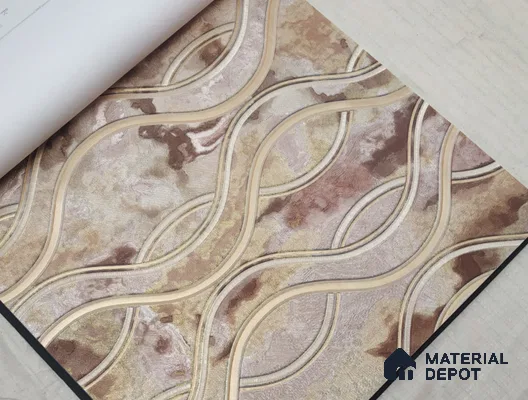 888020 | 10 Meter x 21 Inches Patterned Look Wallpaper - 57.05 Sq. Ft. | Minimum 15% wastage during installation