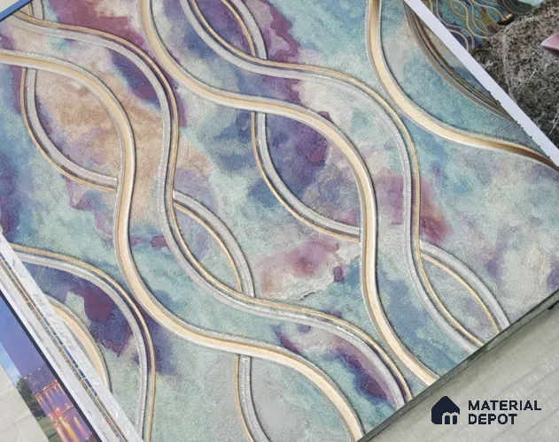 888021 | 10 Meter x 21 Inches Patterned Look Wallpaper - 57.05 Sq. Ft. | Minimum 15% wastage during installation