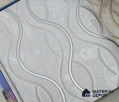 888022 | 10 Meter x 21 Inches Patterned Look Wallpaper - 57.05 Sq. Ft. | Minimum 15% wastage during installation