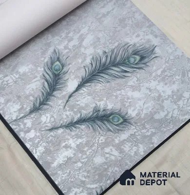888023 | 10 Meter x 21 Inches Patterned Look Wallpaper - 57.05 Sq. Ft. | Minimum 15% wastage during installation