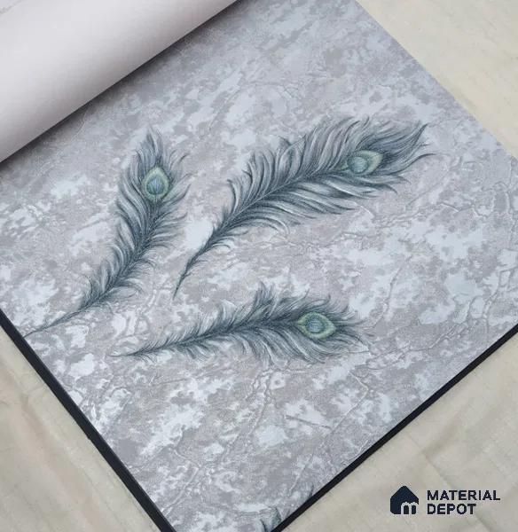 888023 | 10 Meter x 21 Inches Patterned Look Wallpaper - 57.05 Sq. Ft. | Minimum 15% wastage during installation