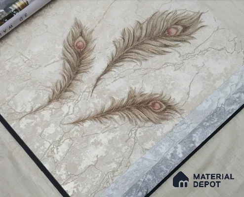 888024 | 10 Meter x 21 Inches Patterned Look Wallpaper - 57.05 Sq. Ft. | Minimum 15% wastage during installation