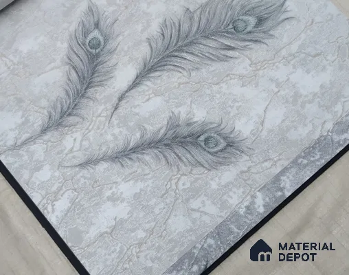 888025 | 10 Meter x 21 Inches Patterned Look Wallpaper - 57.05 Sq. Ft. | Minimum 15% wastage during installation